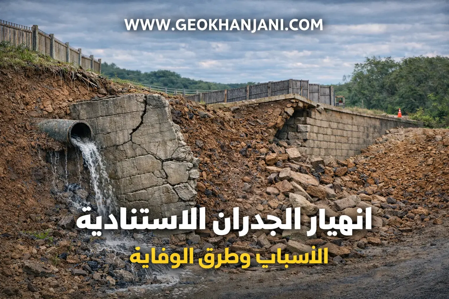 لماذا تنهار العديد من الجدران الاستنادية؟