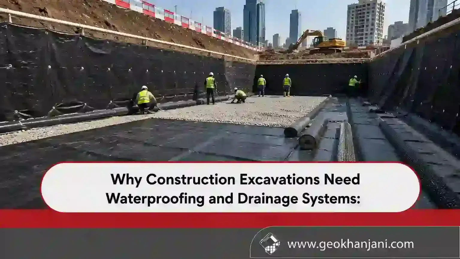 Why Construction Excavations Need Waterproofing and Drainage Systems: The Complete Guide to Preventing Water Infiltration and Improving Site Safety