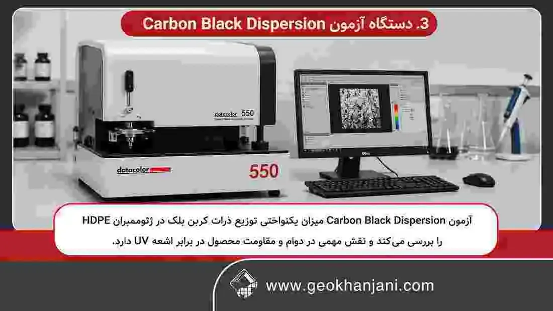 دستگاه آزمون Carbon Black Dispersion ژئوممبران