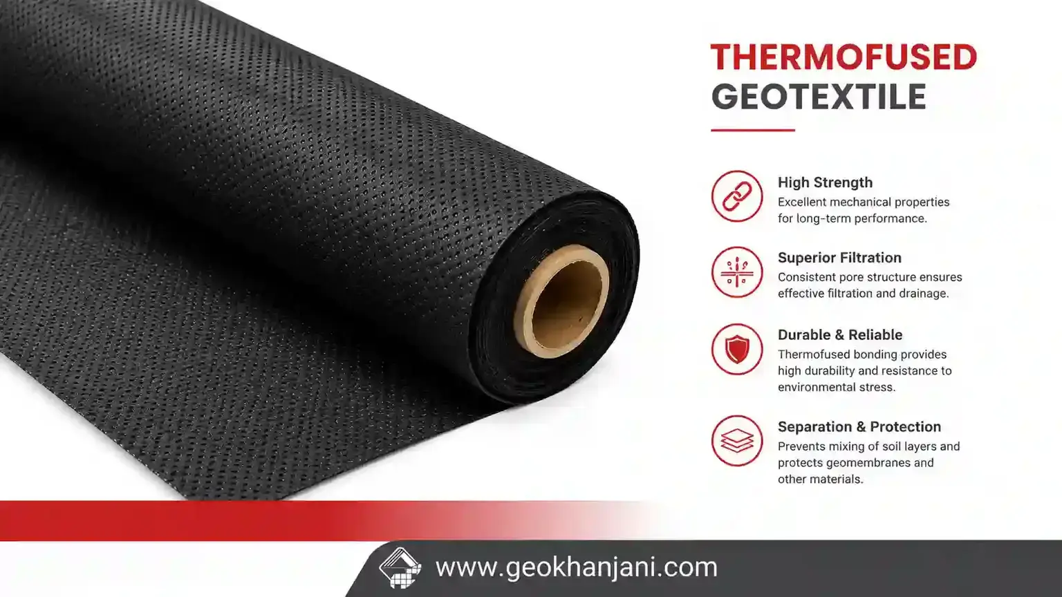 Thermofused Geotextile