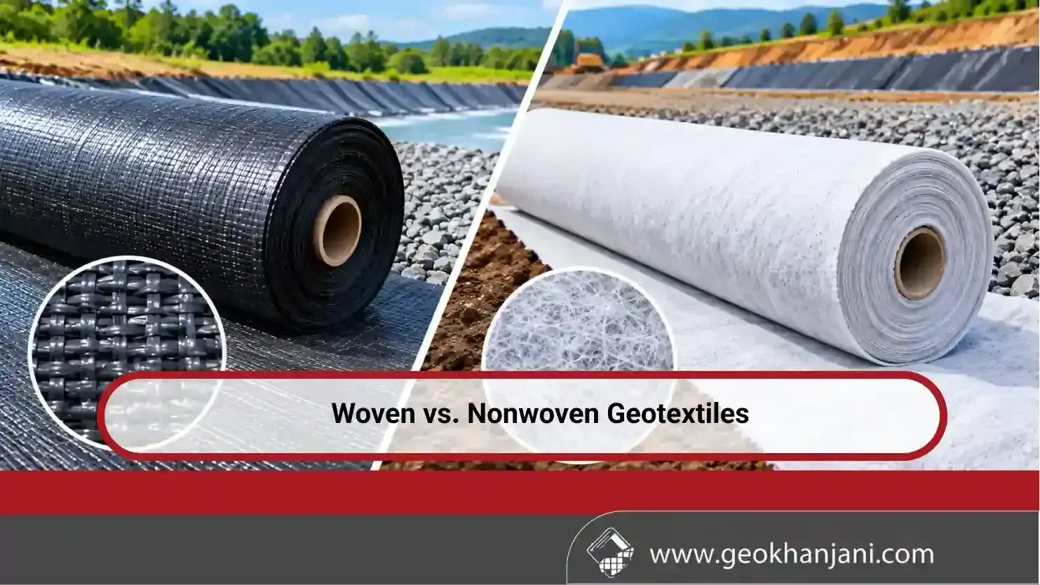 Woven vs. Nonwoven Geotextiles