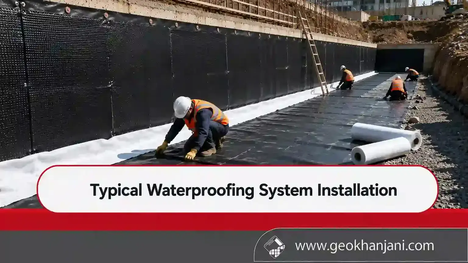 Typical Waterproofing System Installation