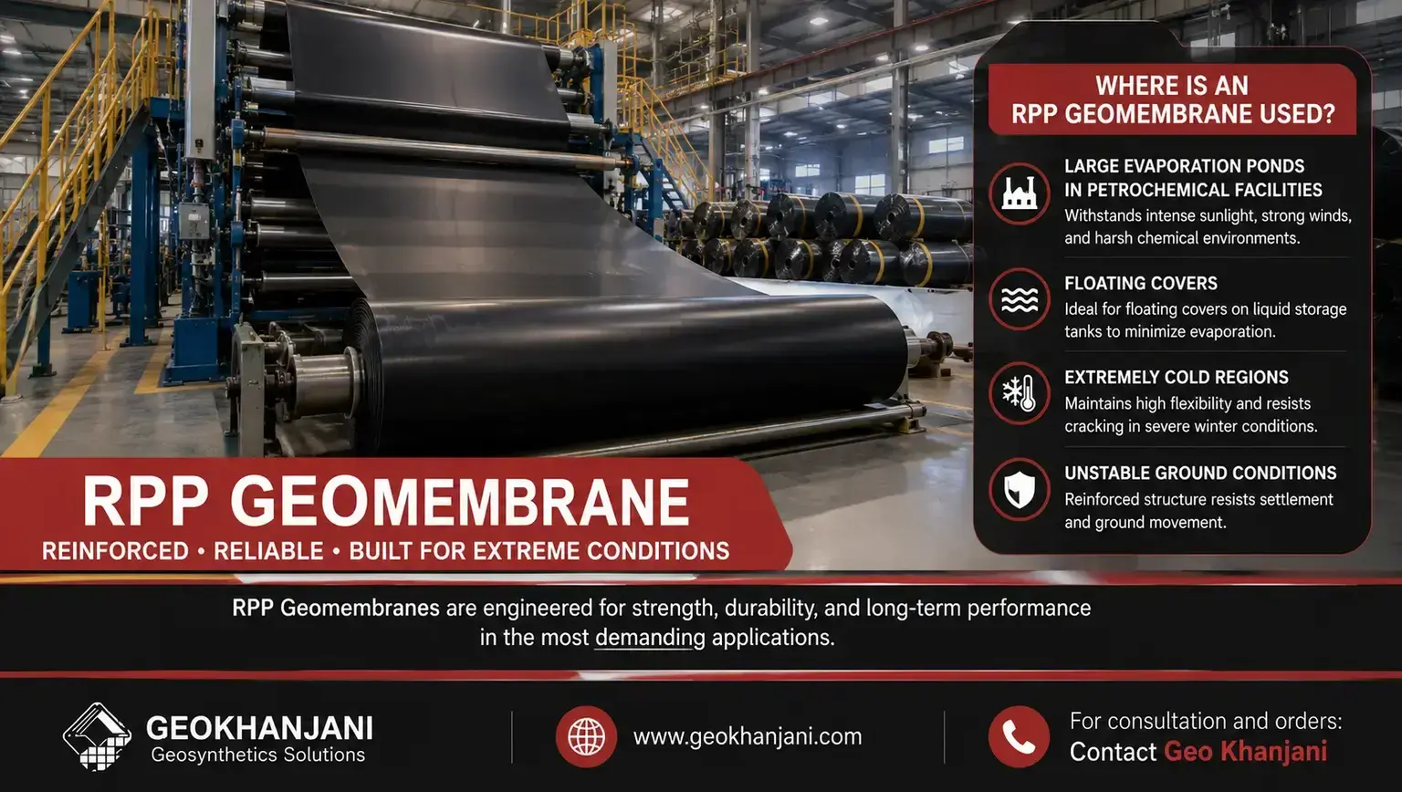 RPP geomembranes