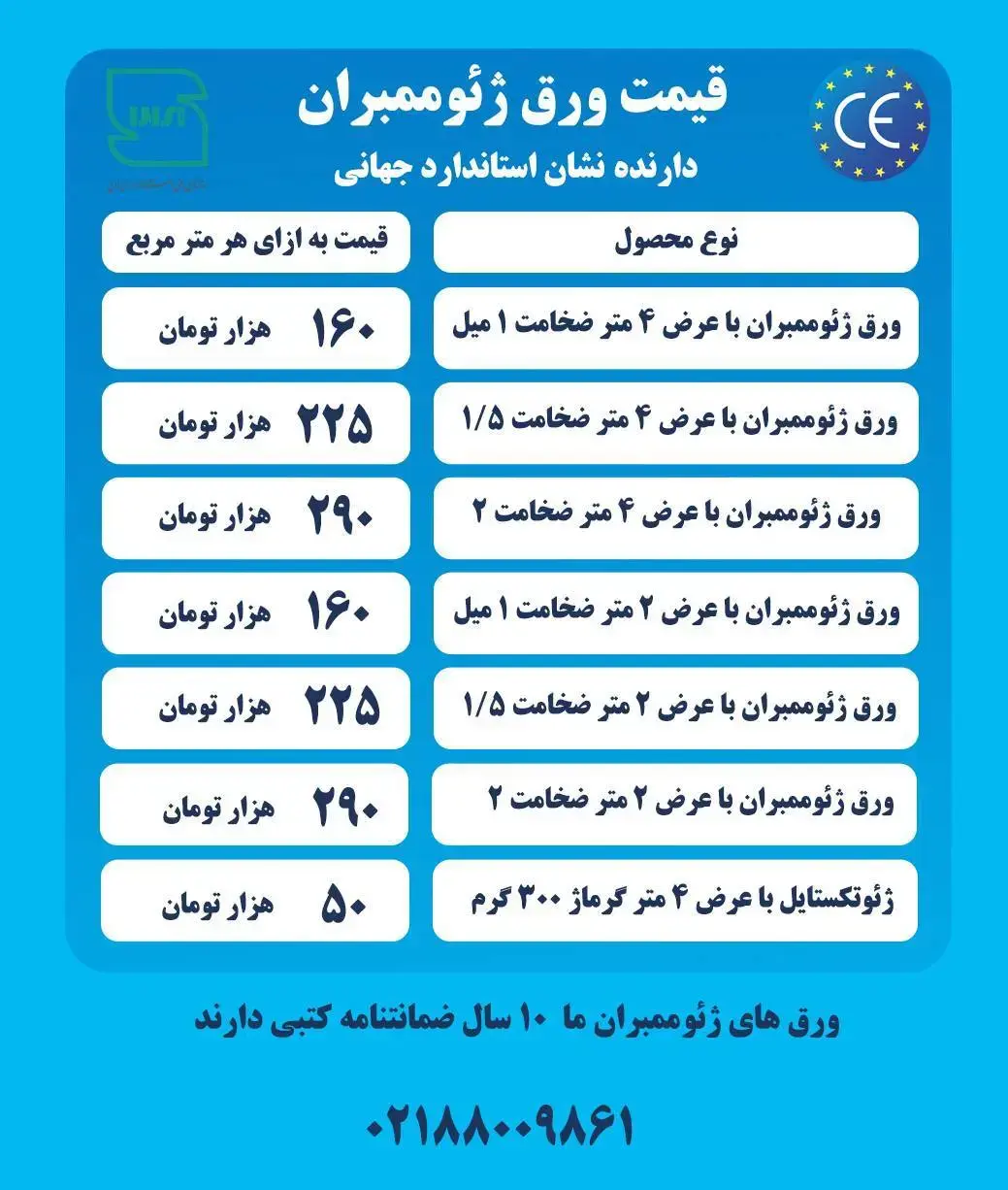 ورق ژئوممبران