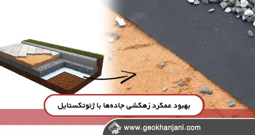 عملکرد ژئوتکستایل در سیستم‌های زهکشی