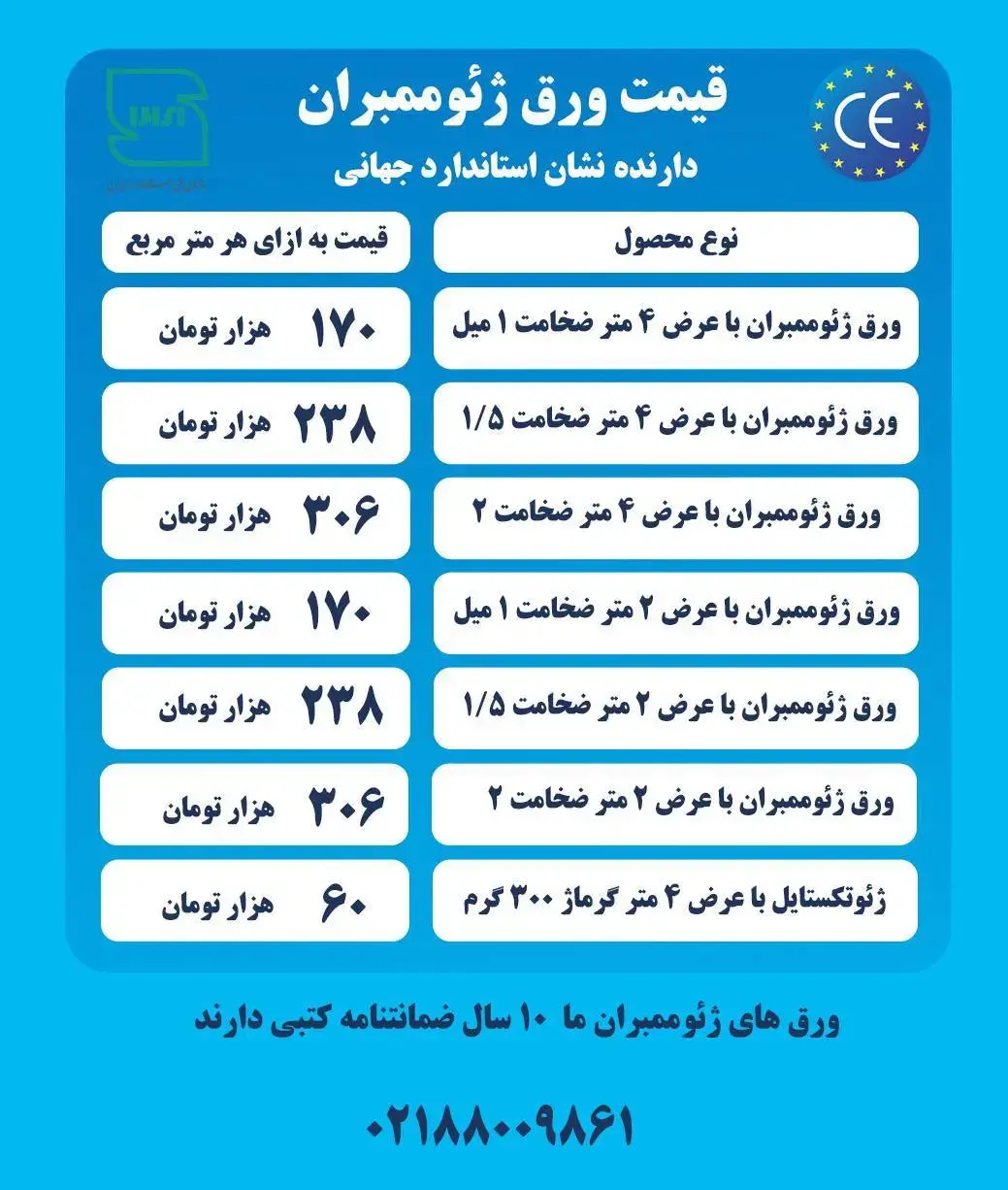 ورق ژئوممبران