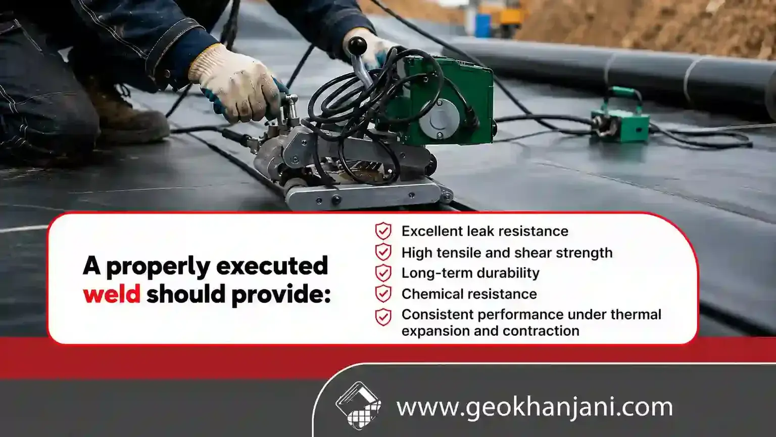 A properly executed weld should provide