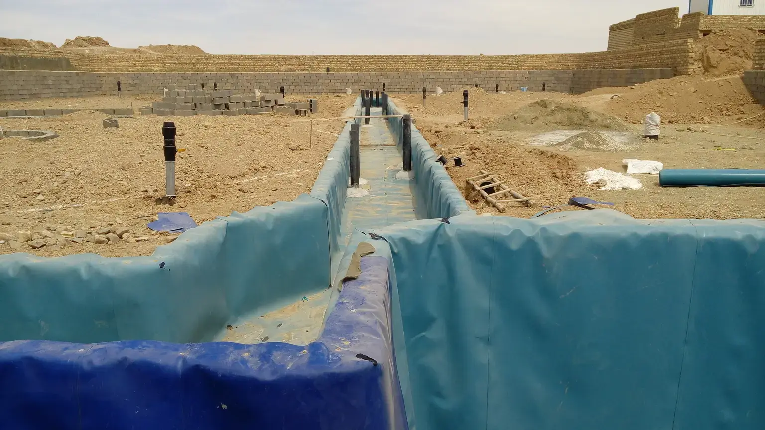 Isolation of fish breeding pond