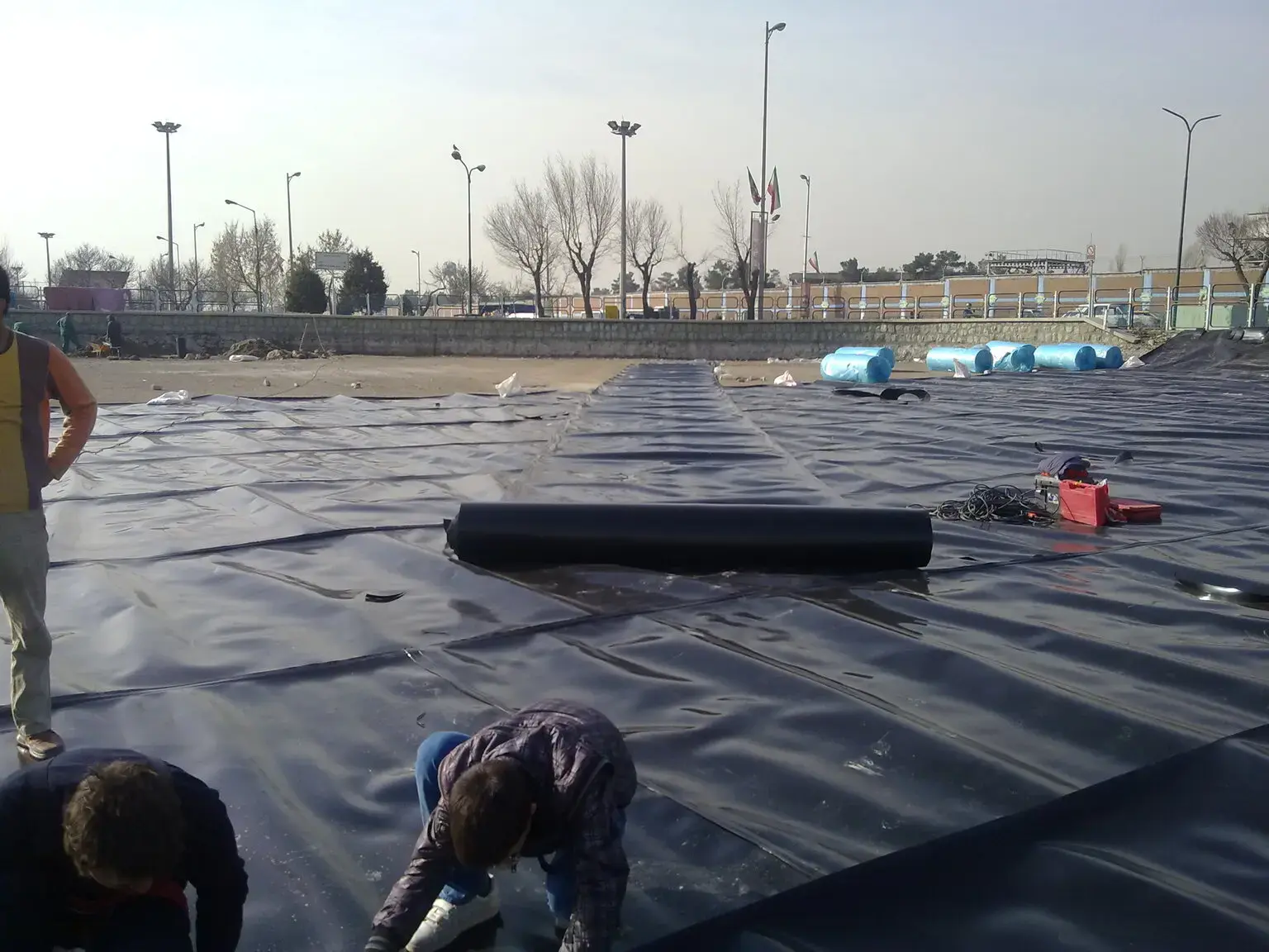 Isolation of Al-Mahdi recreational lake