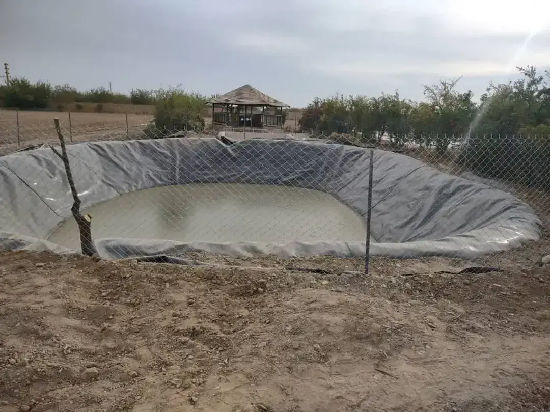 Agricultural Water Storage Pond Construction Project Varamin