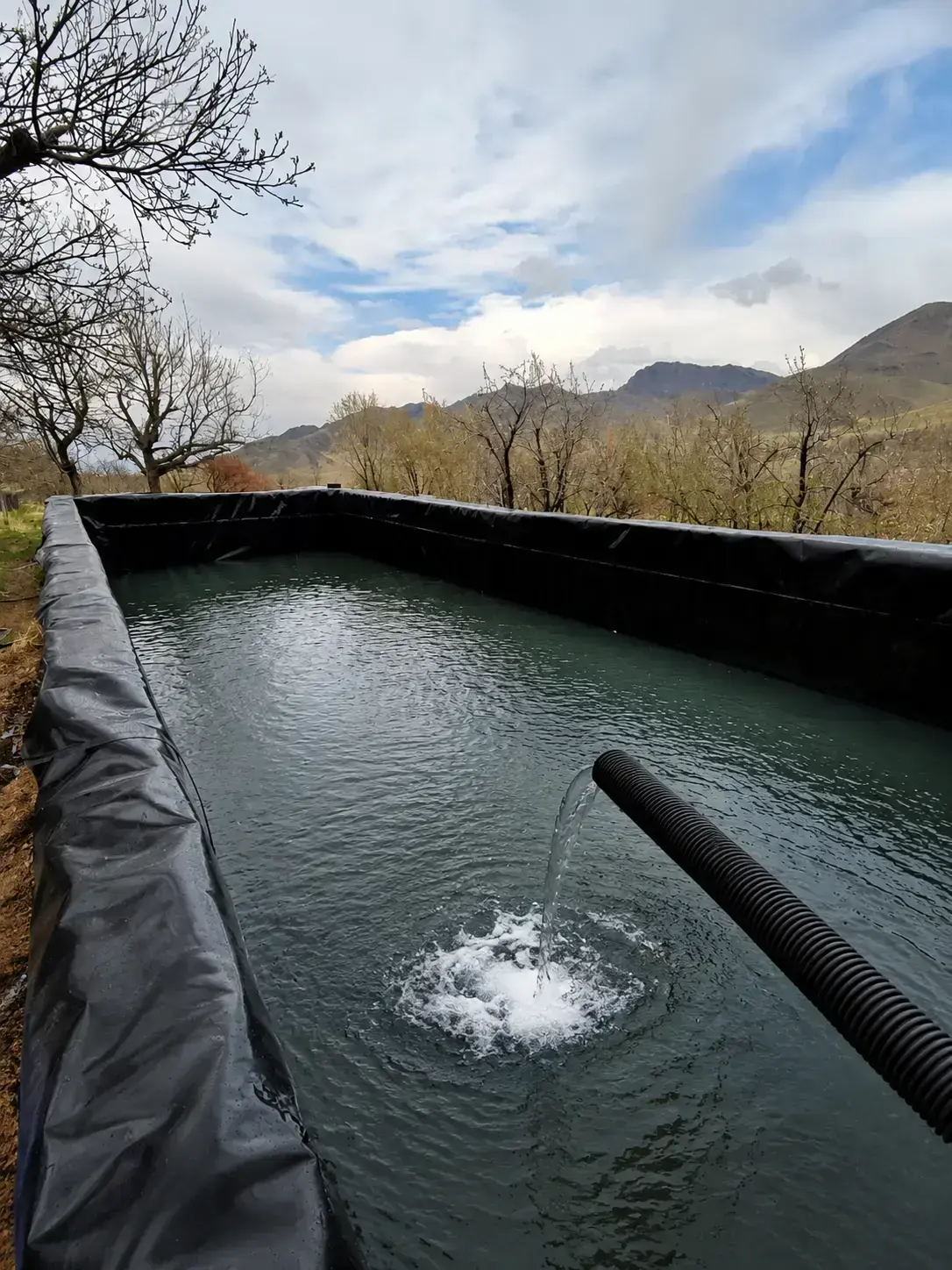Pond Waterproofing and Insulation 1100 m² Project Qom