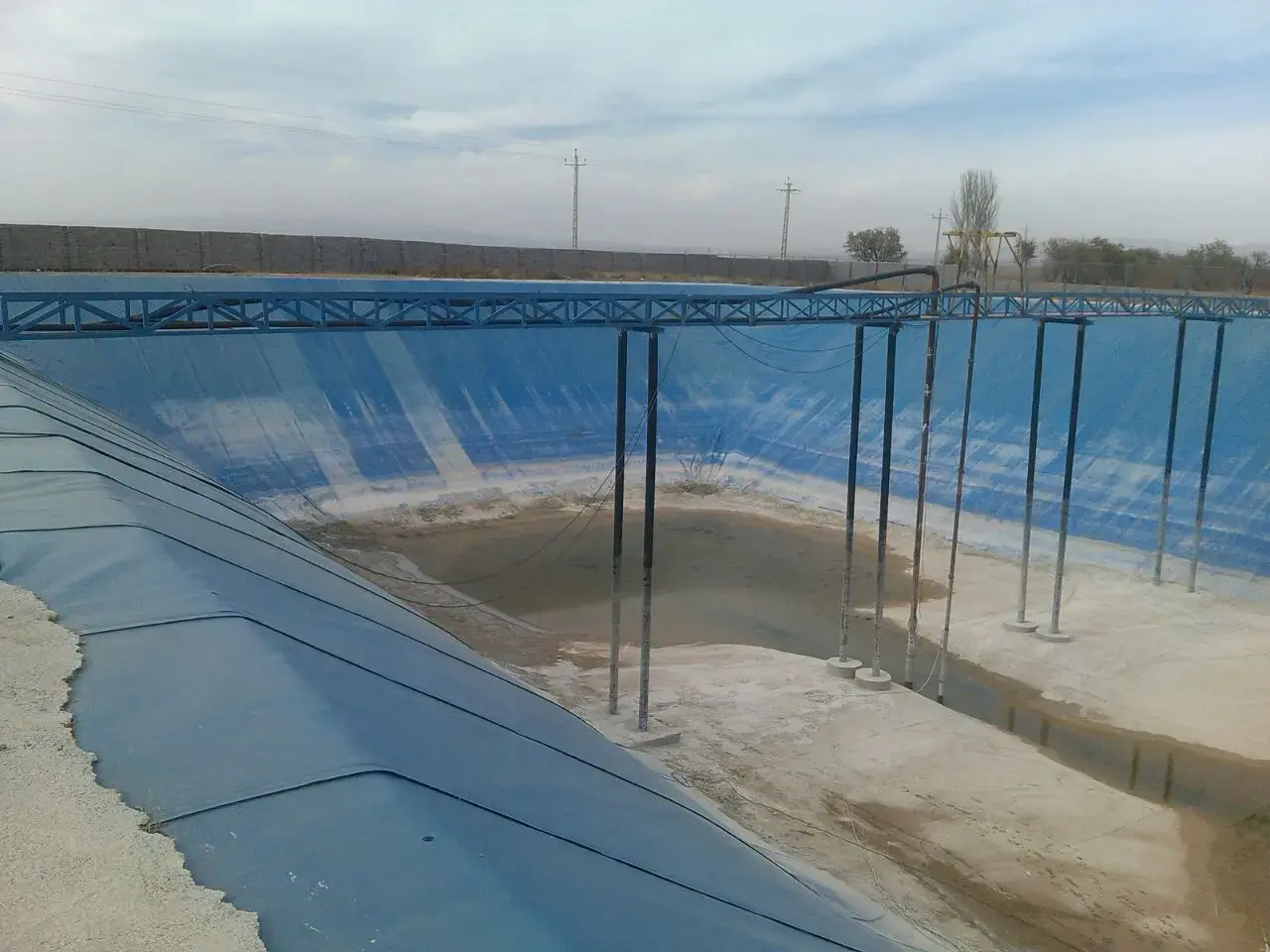 Firuzkuh agricultural water storage tank